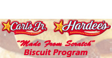 CALCRAFT Programs:  Carl's Jr. and Hardee's Made From Scratch Biscuit Program