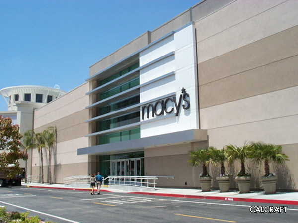 Front Steel, ACM & Sign Work At Macy's