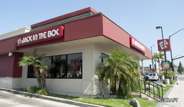 CALCRAFT is your one-stop shop for all Manufacturing, Branding, and Construction projects within the Fast-Food Restaurant Industry, Jack In The Box Fast Food Restaurant