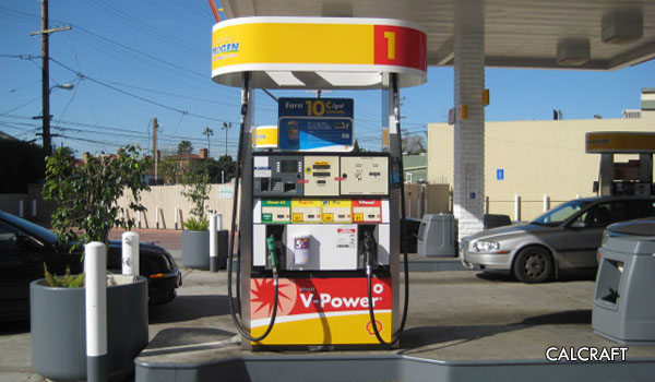 CALCRAFT can Manufacture, Brand, and Construct all projects for your Petroleum Service Station, Shell Service Station, Shell RVI-E, Shell RVI-E Gas Pump