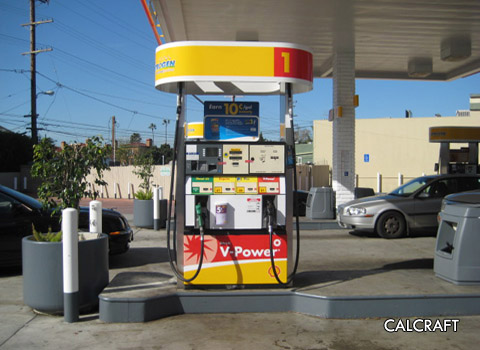 CALCRAFT is a concept-to-completion contractor for all Shell RVI-E Retrofits and conversions, Gas Pump, Shell Gas Pump