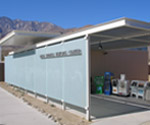 CALCRAFT will survey, get your permits, design your project, manufacture the materials, and construct your project, Palm Springs Visitor Center Canopy & Steel Work Designed By CALCRAFT Engineers