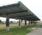 CALCRAFT manufactures and contructs Solar Facilites, Completed Solar Canopy at Elementary School
